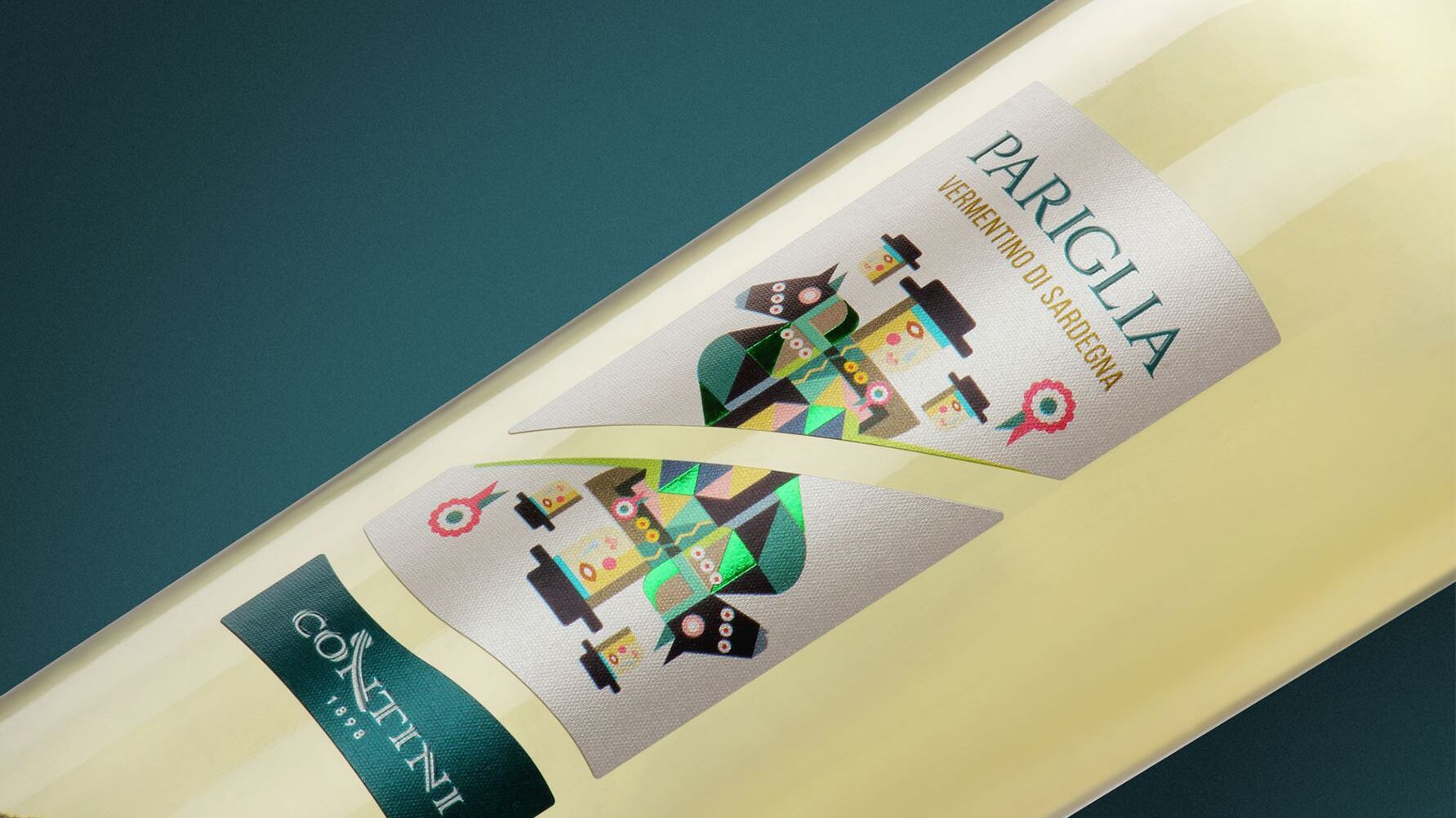 Foto della bottiglia Pariglia vino della cantina contini