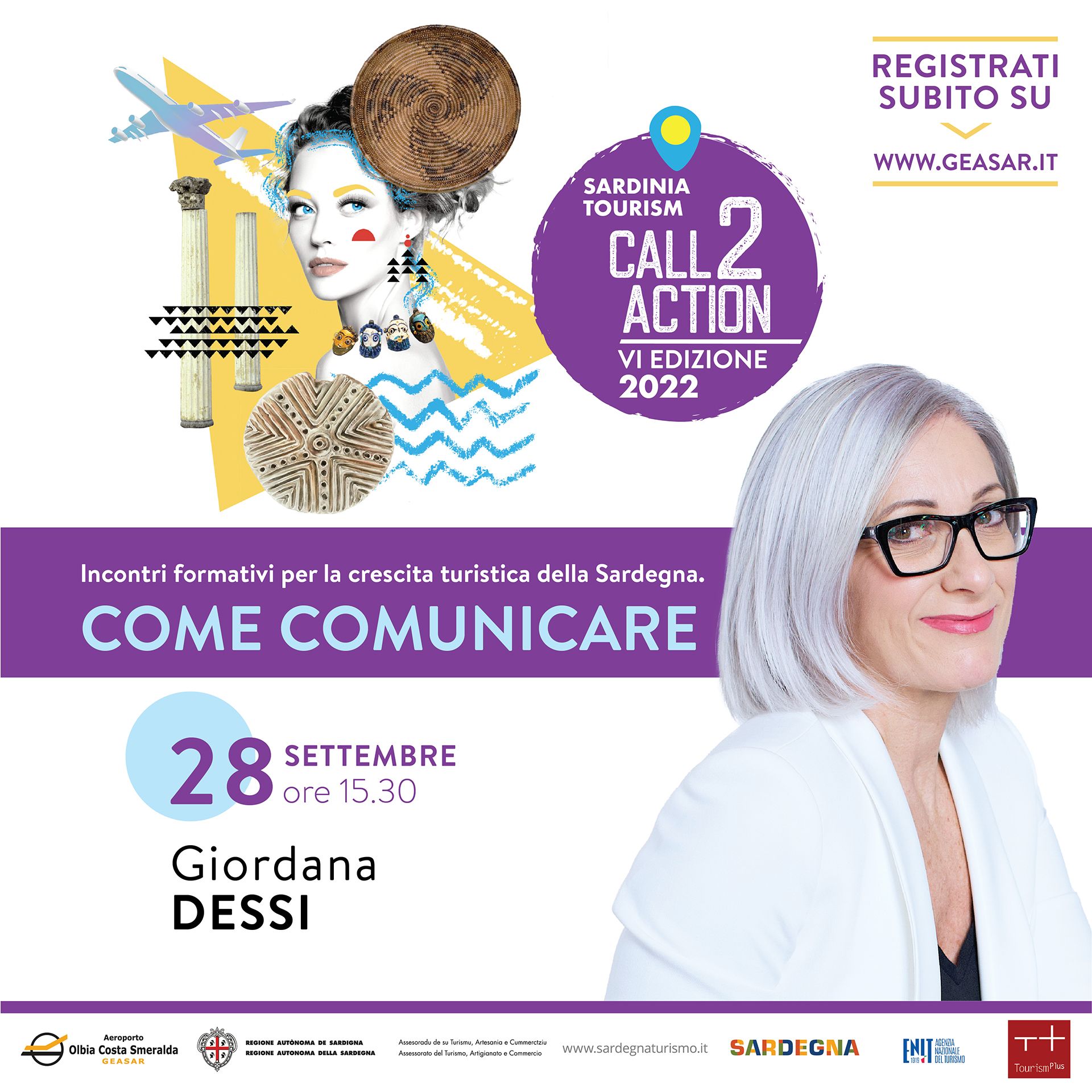 Geasar Sardinia Tourism Call to Action. Giordana Dessi